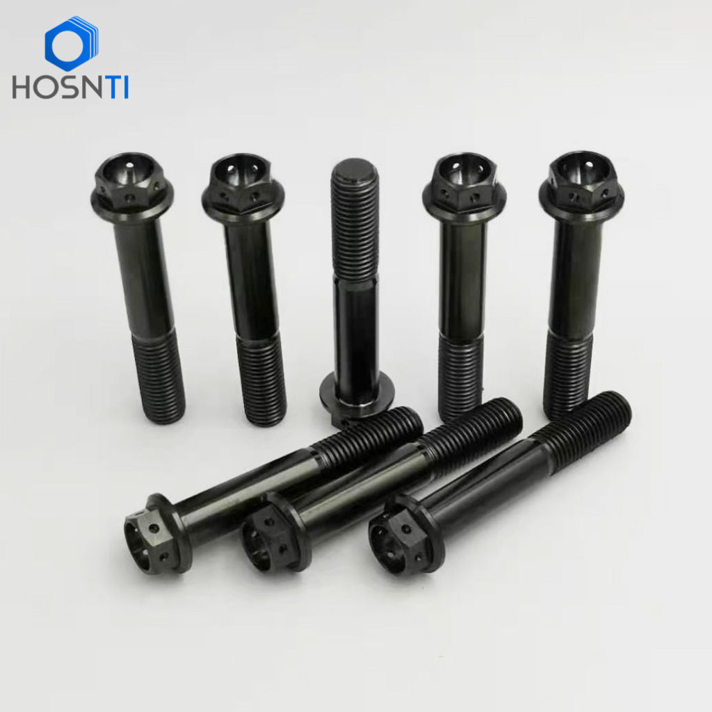 HEX FLANGE TITANIUM BOLTS WITH M10X60MM