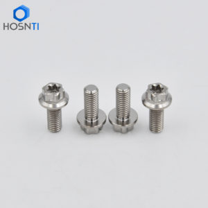 torx and hex flange titanium bolts M6X15mm