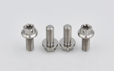 torx and hex flange titanium bolts M6X15mm