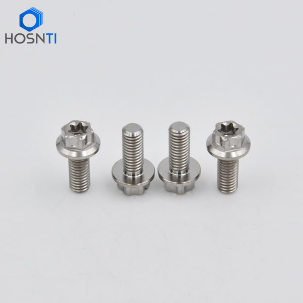 torx and hex flange titanium bolts M6X15mm