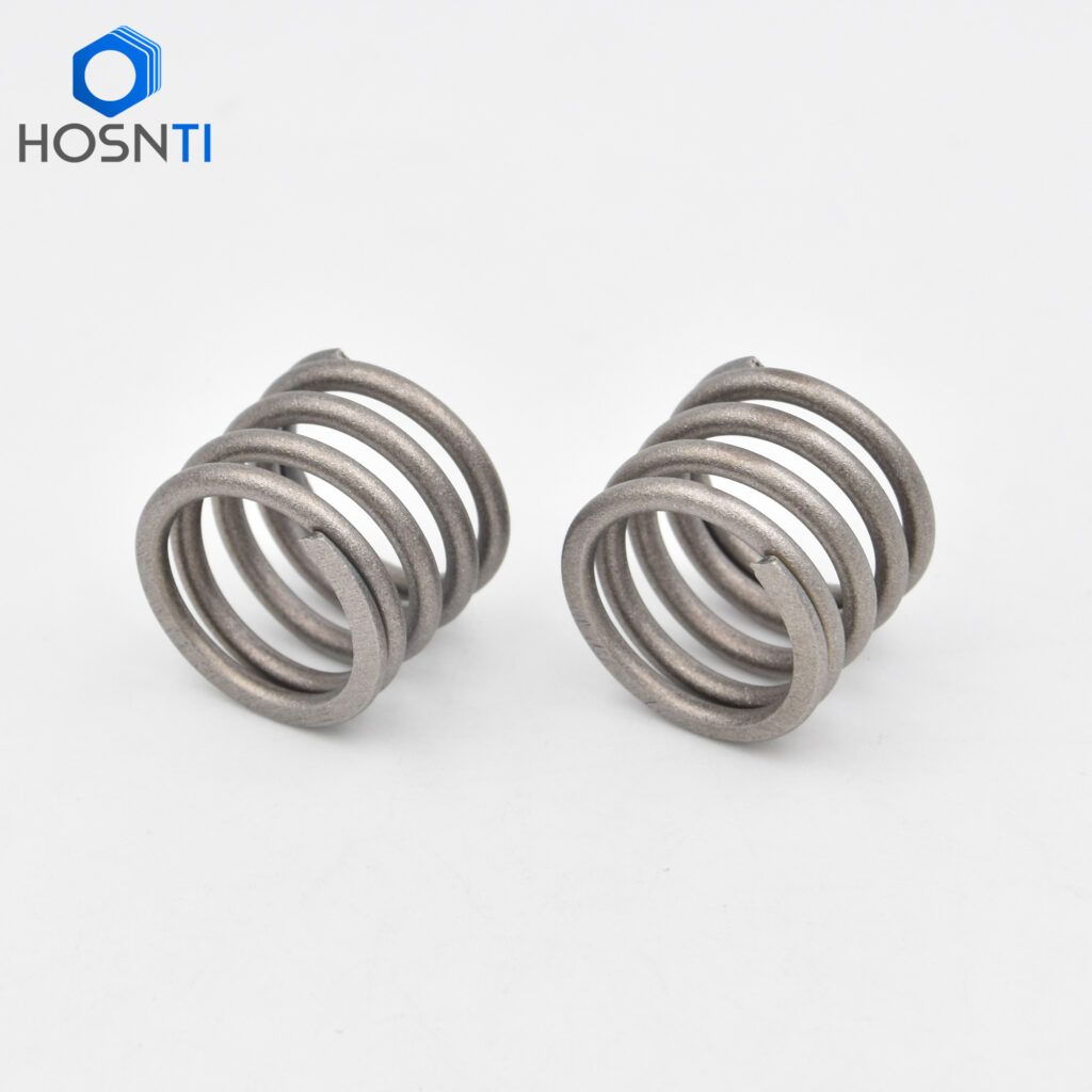 CUSTOMIZED TITANIUM COPRESSION SPRINGS