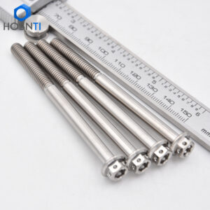 Drilled flange titanium bolts M6X80mm for motorcycle