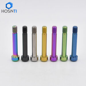 colored cylindrical head allen titanium bolts