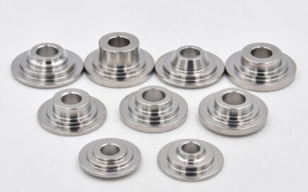 customized titanium valve retainers