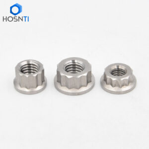 12 point flange titanium nuts