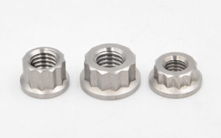 12 point flange titanium nuts