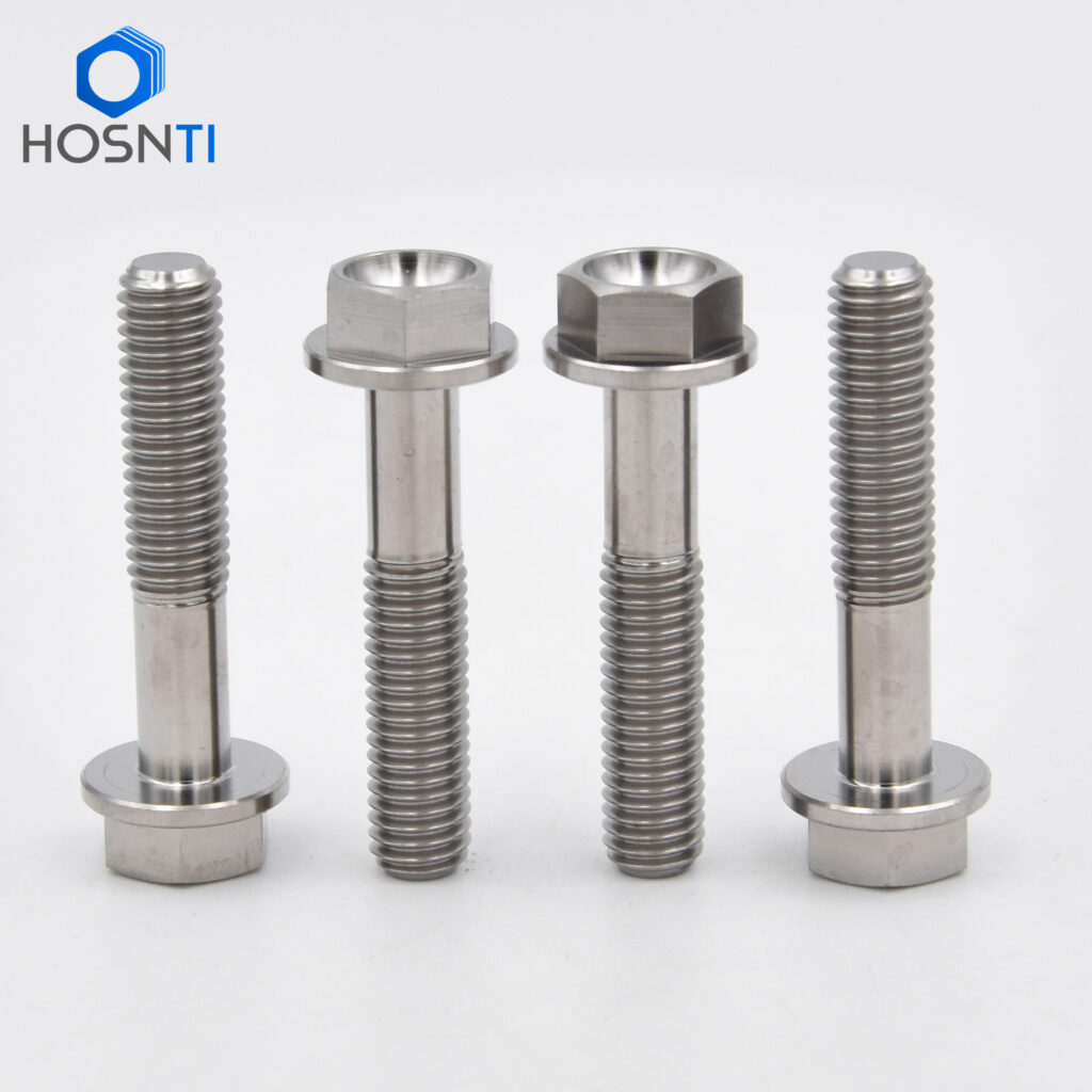 hex flange titanium bolts