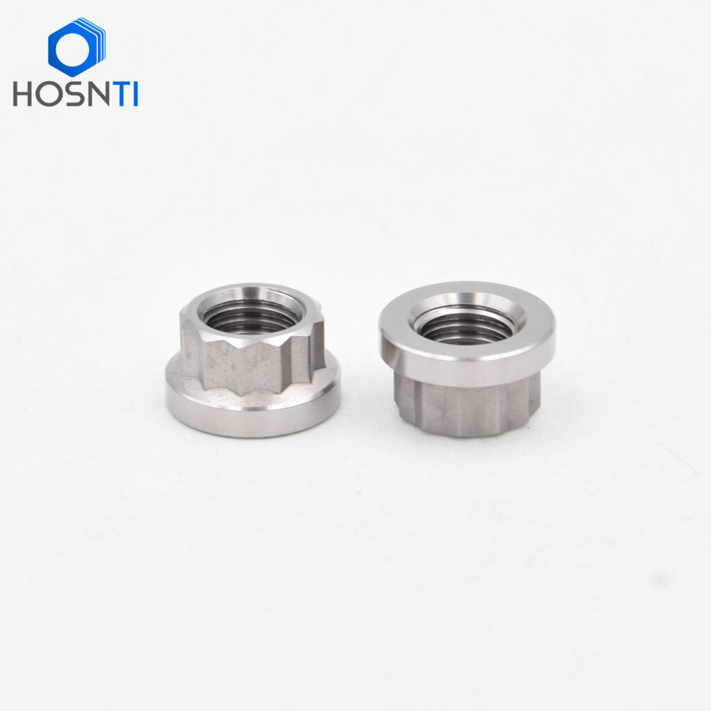 12 pt titanium nuts 5 16-24 thread size