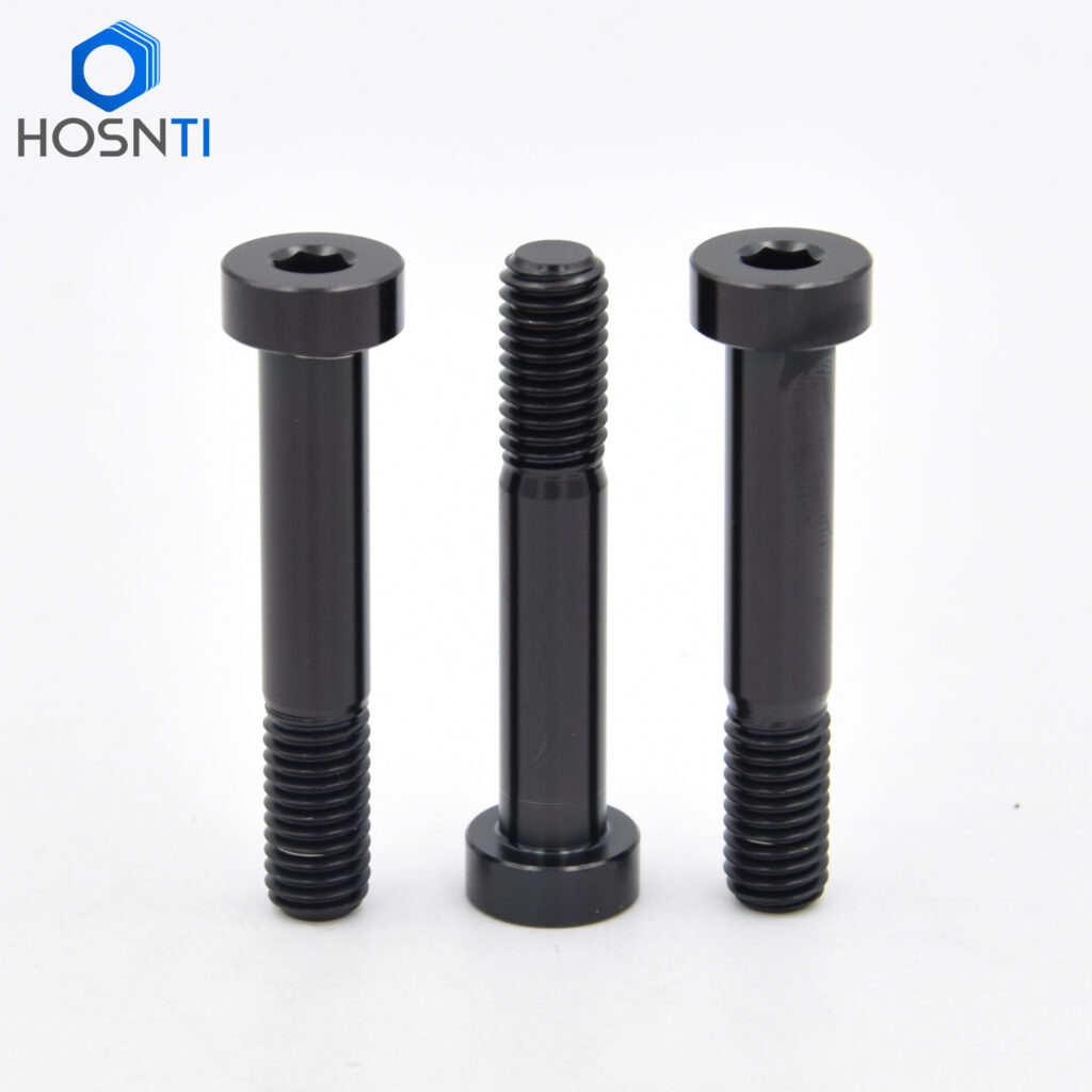 black pvd low cap titanium bolts