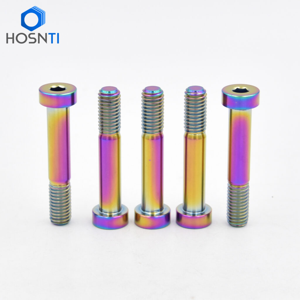 oil slick low cap titanium bolt