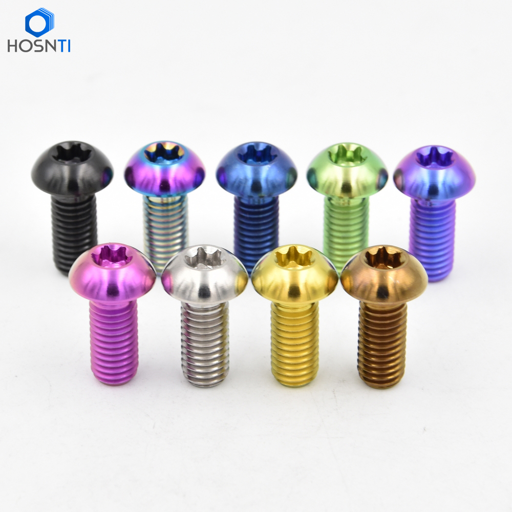 button head torx titanium screws M8