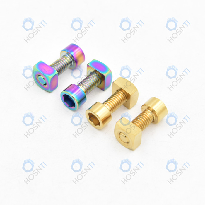  Axle Titanium Pinch Bolt and Square Nut