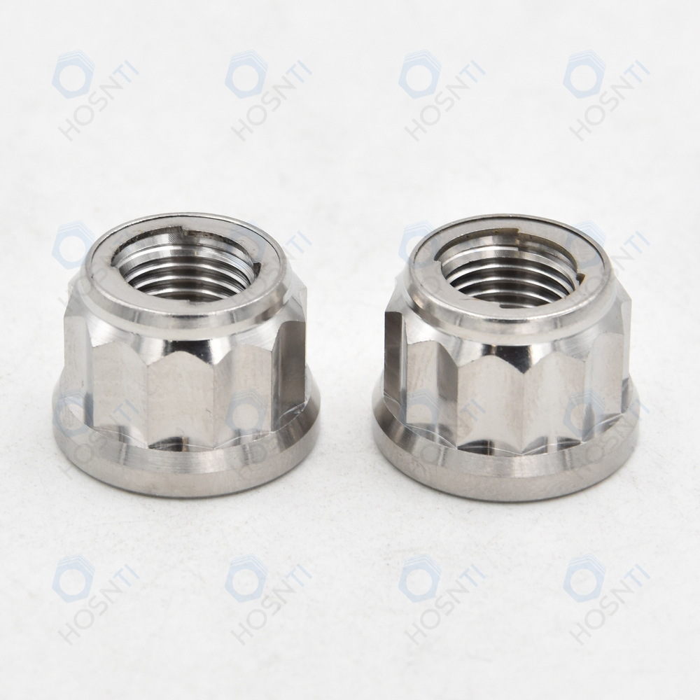 M12x1.25 all metal titanium lock nuts