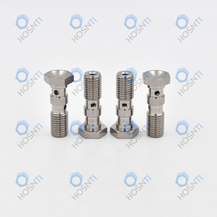 Titanium Banjo Bolt Double