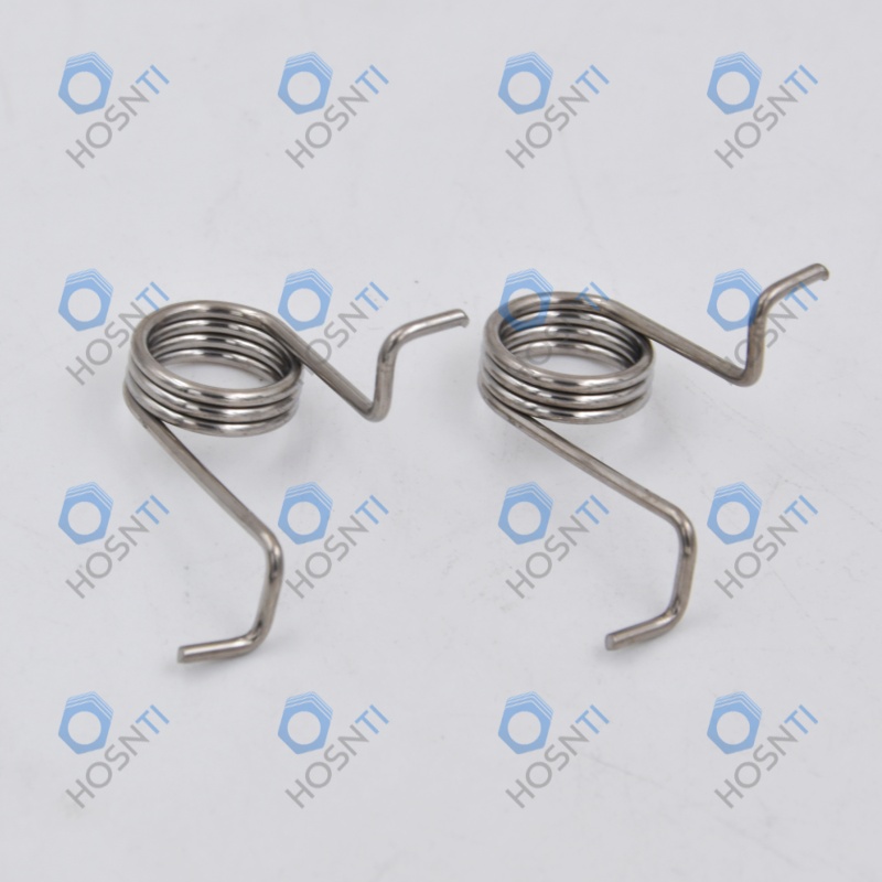 Z-shaped titanium spring connectors
