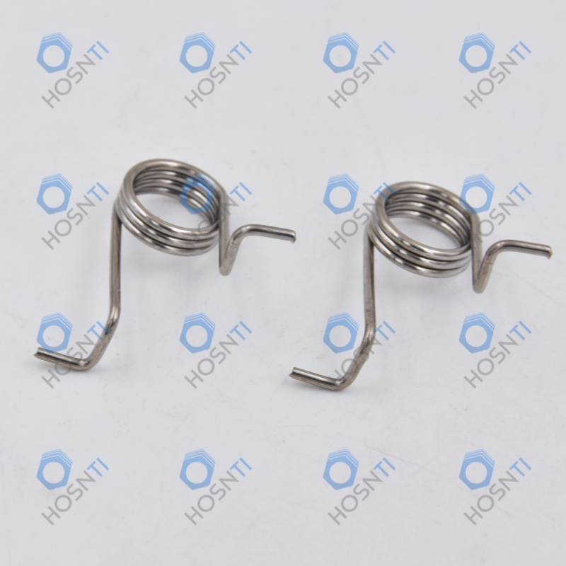 Z-shaped titanium spring connectors