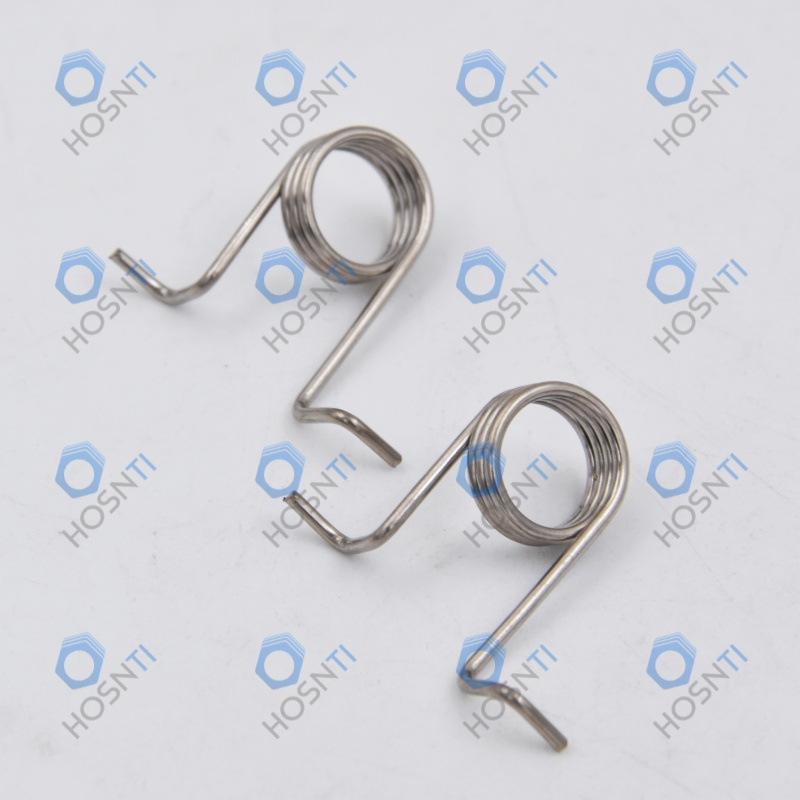 Z-shaped titanium spring connectors